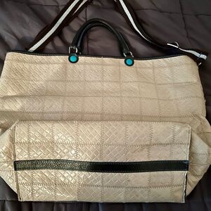 Gabs leather tote made in Italy